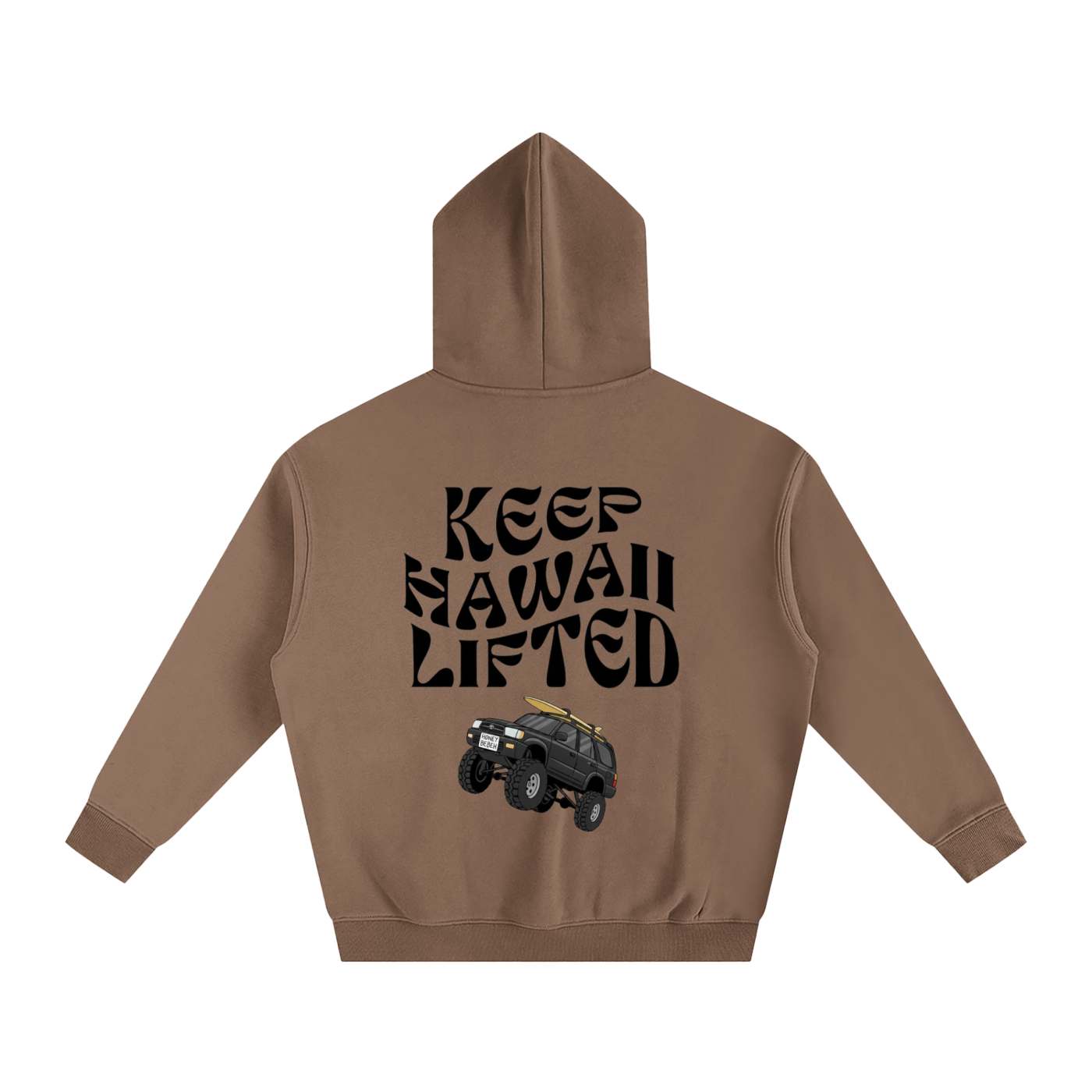 Lifted Runner 006B - Oversized Fleece Hoodie