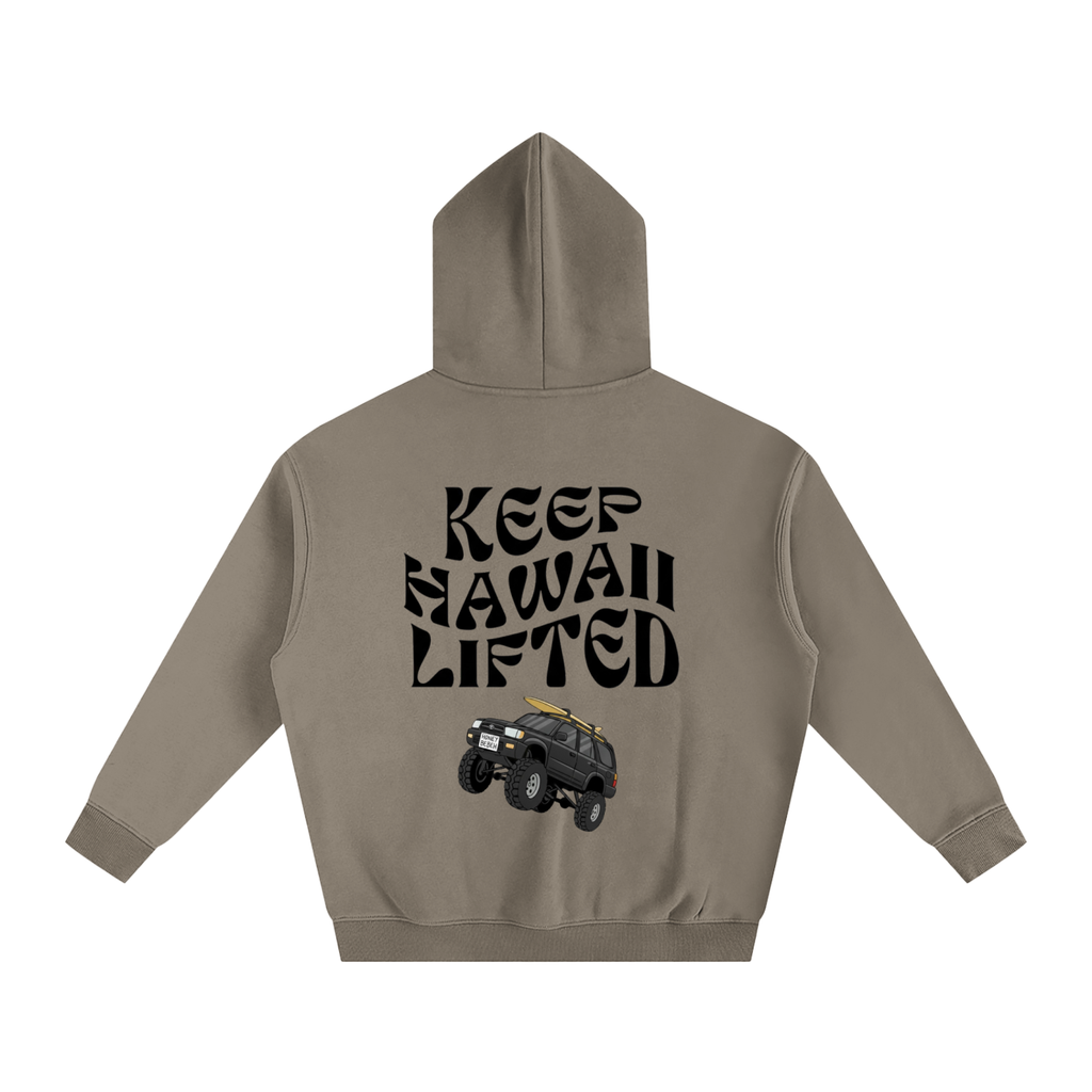 Lifted Runner 006B - Oversized Fleece Hoodie