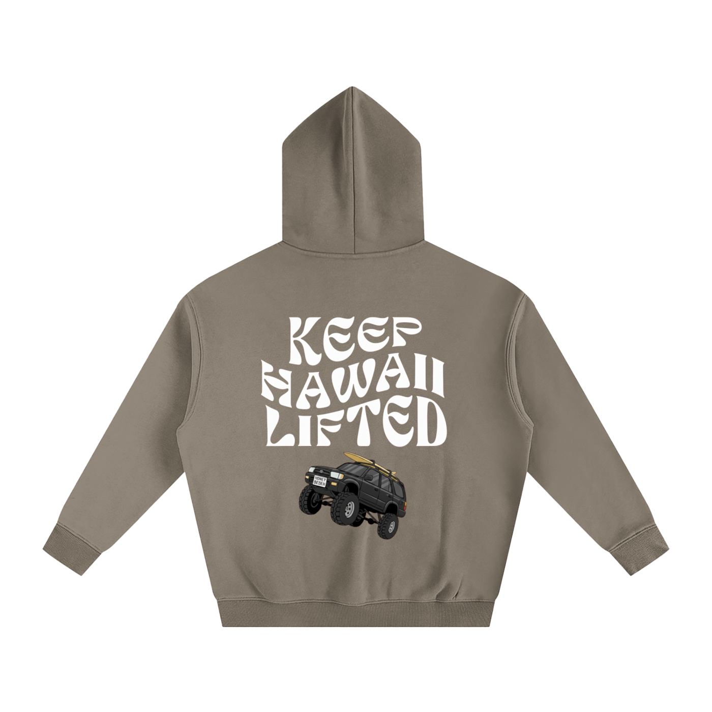 Lifted Runner 006W - Oversized Fleece Hoodie